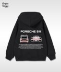 PORSCHE 911 PINK CAR Hoodie